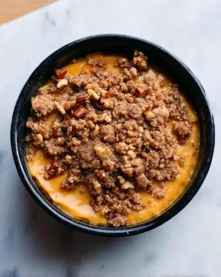 Crockpot Sweet Potato Casserole with Pecan Topping Recipe