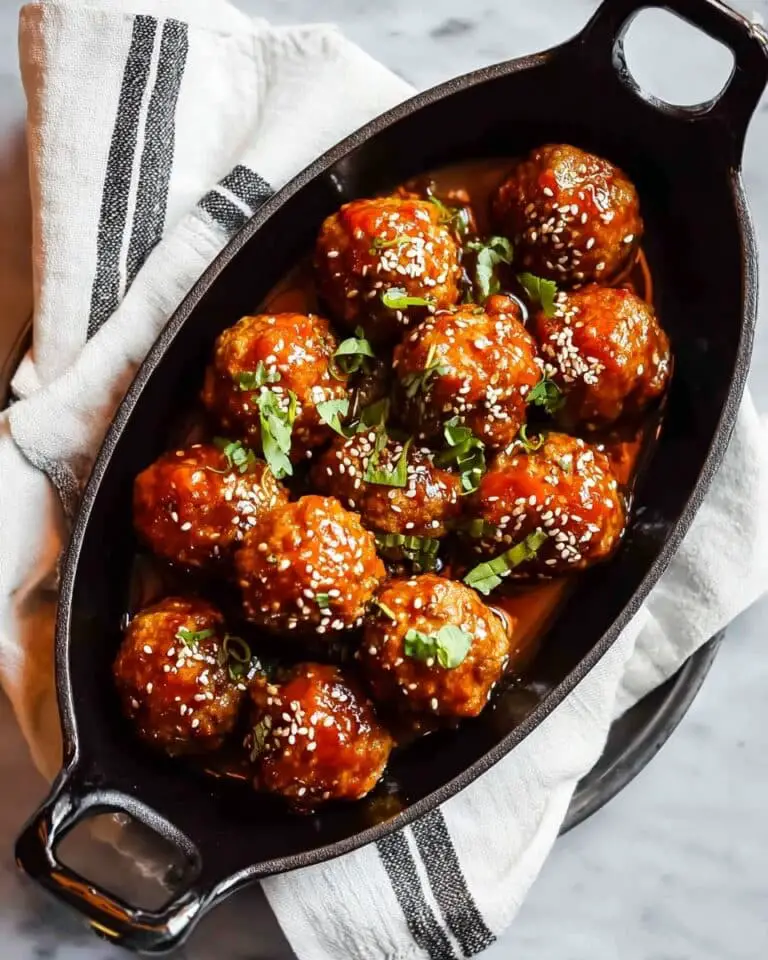 Hoisin Glazed Asian Turkey Meatballs Recipe