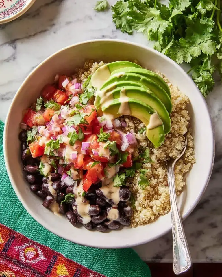 Quinoa Black Bean Burrito Bowls Recipe