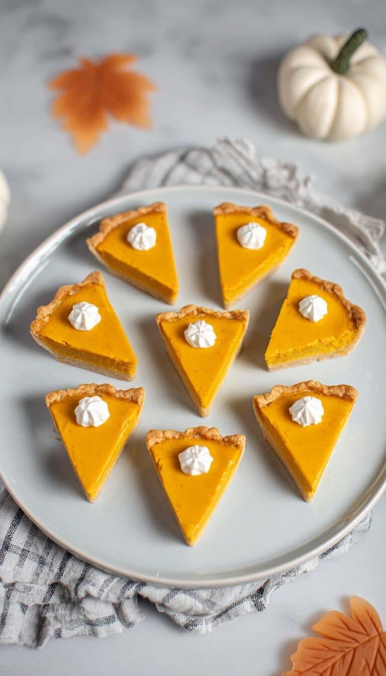 Cheese and Cracker Pumpkin Pie Bites Recipe