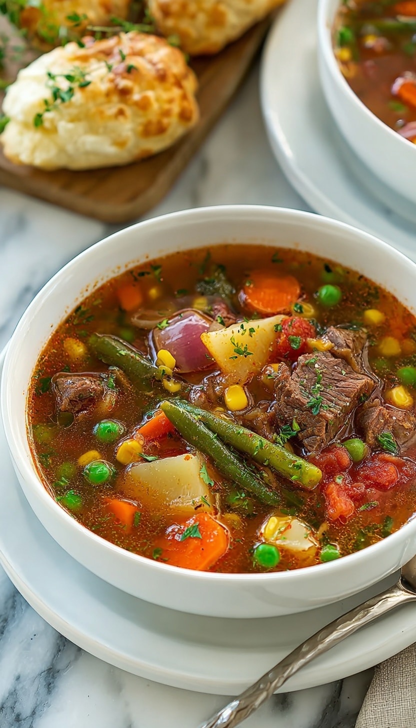 Vegetable Beef Soup Recipe - Recipe Image