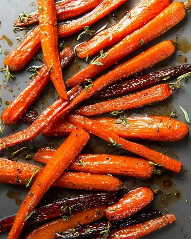 Honey Balsamic Roasted Carrots Recipe