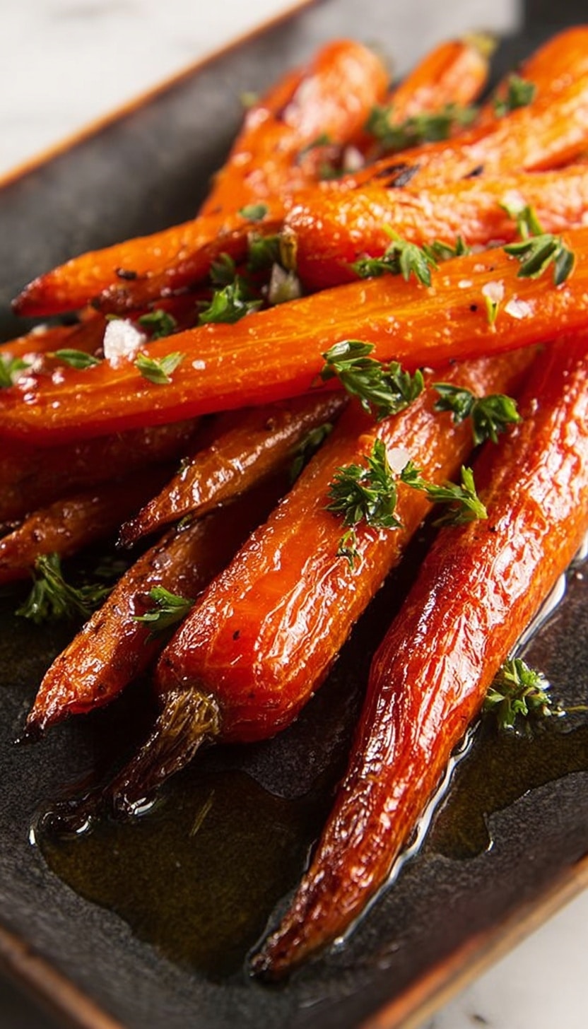 Honey Balsamic Roasted Carrots Recipe - Recipe Image