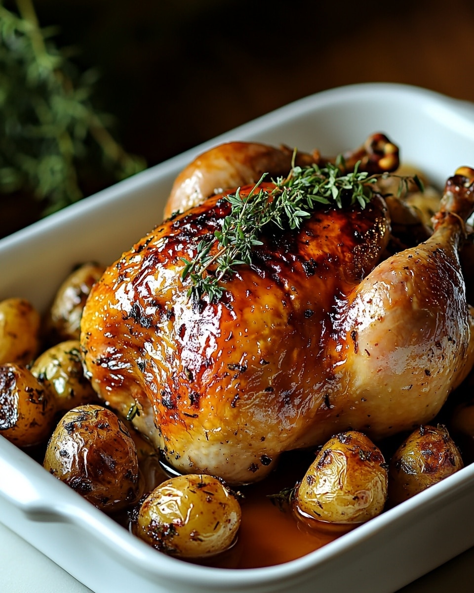 Cider Maple Oven Roasted Cornish Hen Recipe - Recipe Image