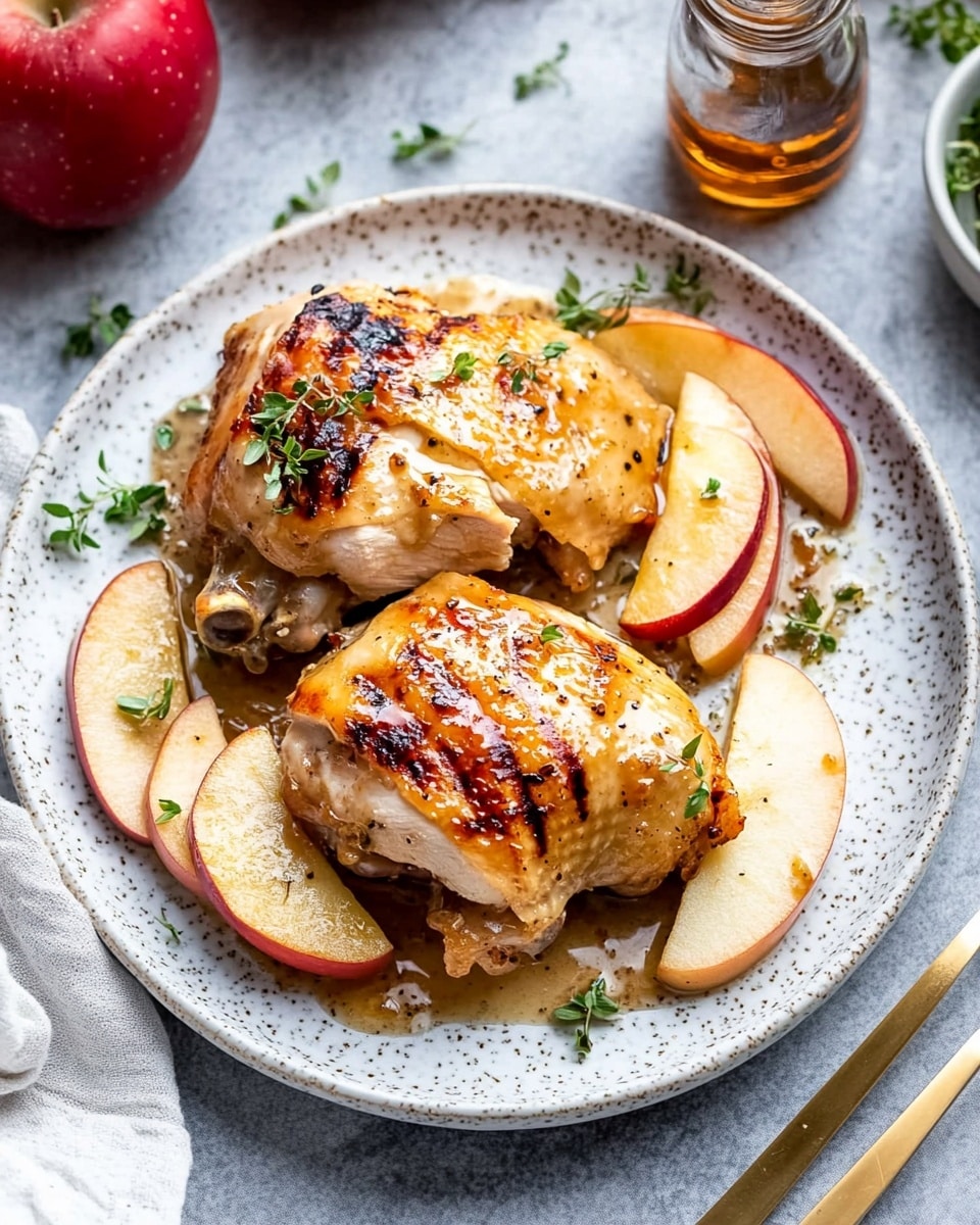 Apple and Brie Stuffed Chicken Breast with Maple Glaze Recipe - Recipe Image