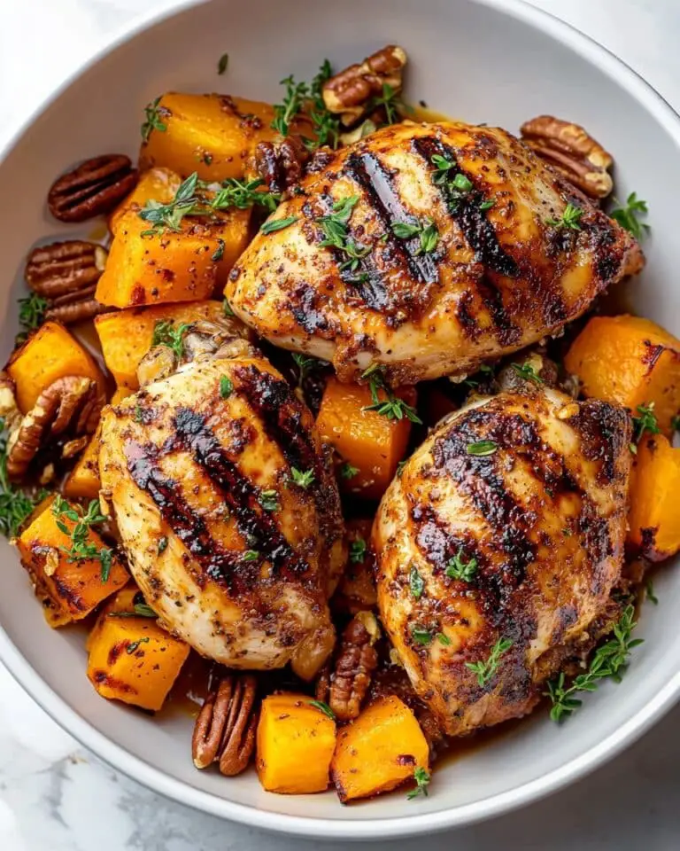 Maple-Glazed Chicken with Sweet Potatoes Recipe