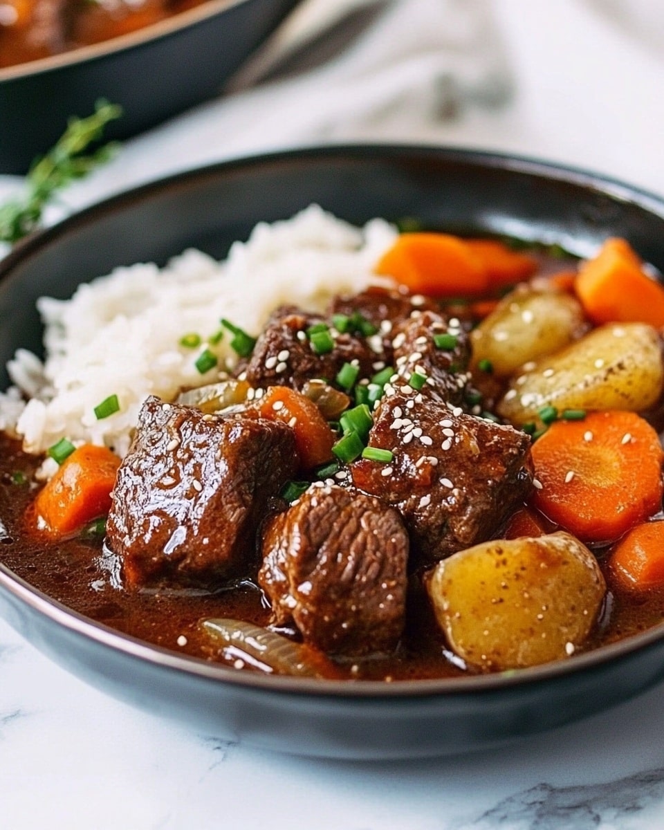 Korean Style Pot Roast with Gochujang and Sesame Recipe - Recipe Image