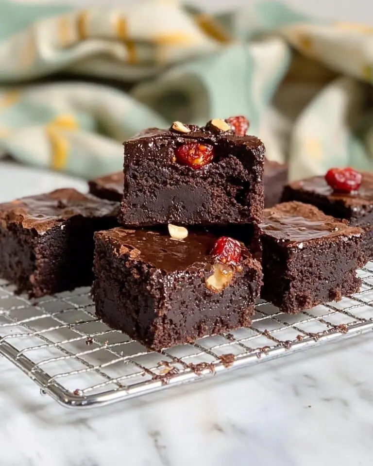 Raw Date Brownie Cups with Berry Jam Recipe