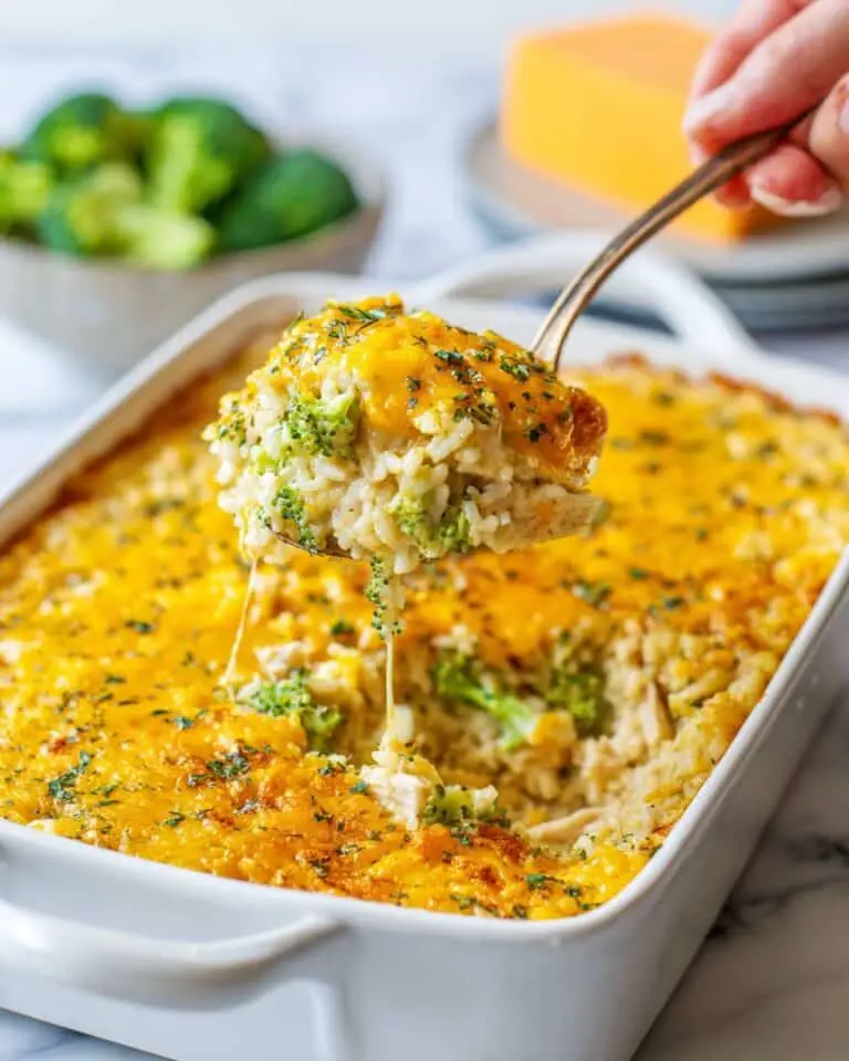 Creamy Chicken Broccoli Rice Casserole Recipe