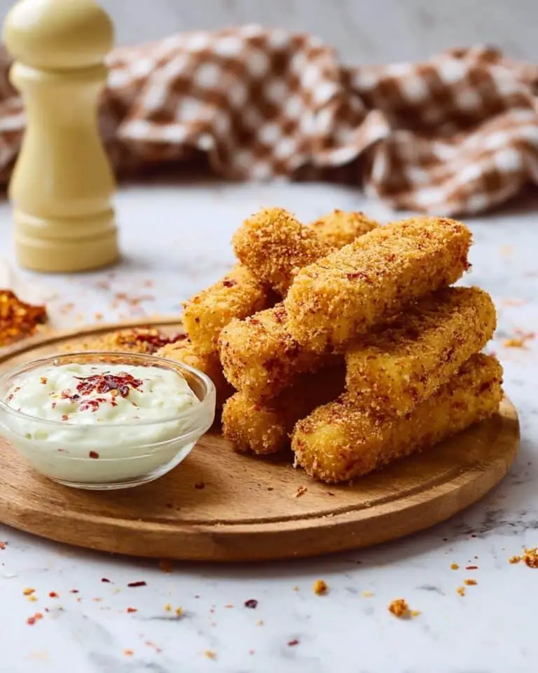 Baked Fish Sticks with Crispy Panko Coating and Tartar Sauce Recipe