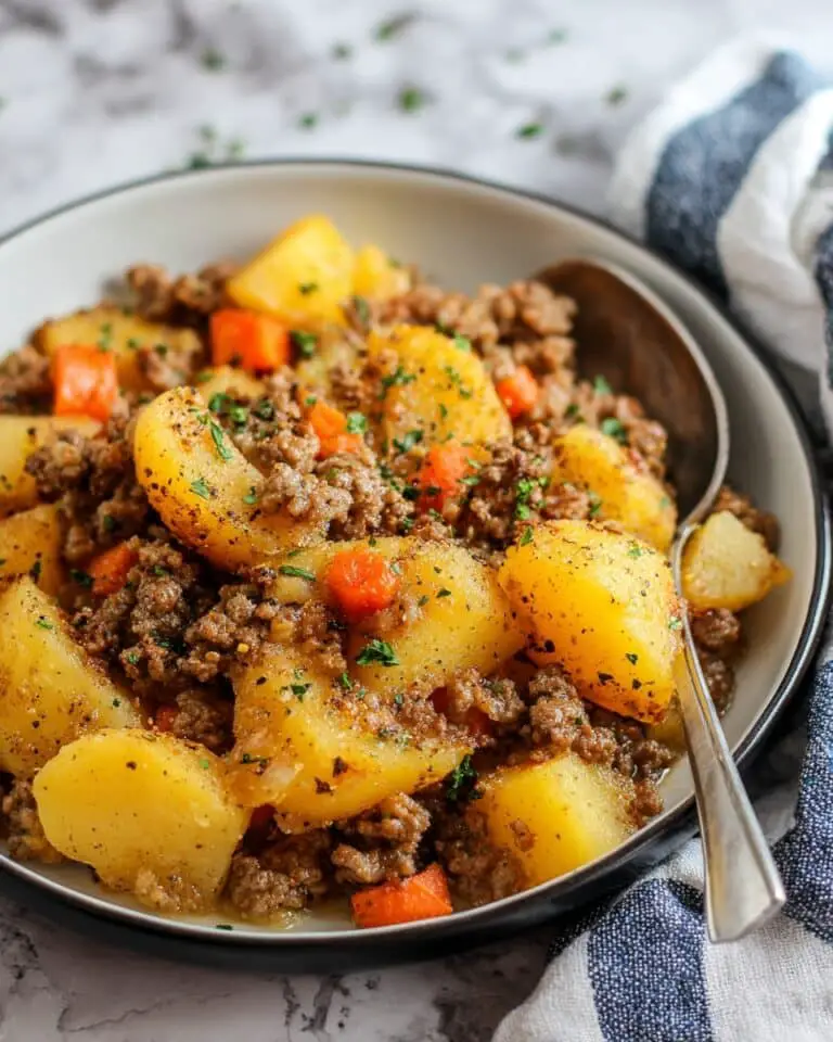 Hobo Casserole: Rustic Ground Beef and Potato Bake Recipe