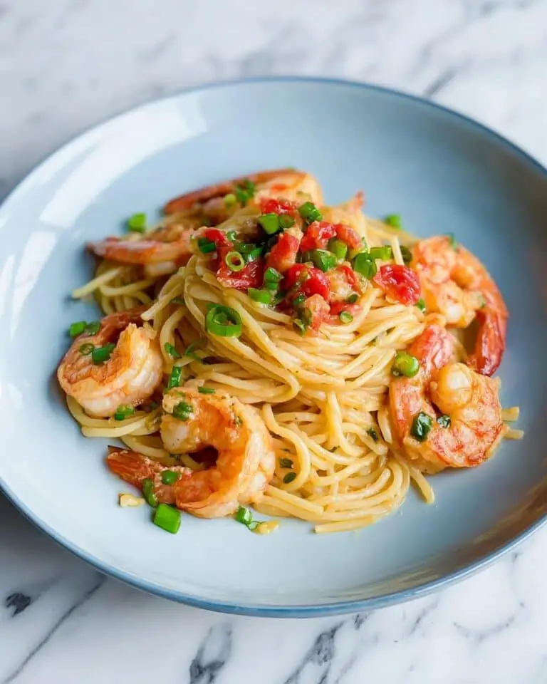 Creamy Cajun Shrimp Pasta with Cottage Cheese Sauce Recipe