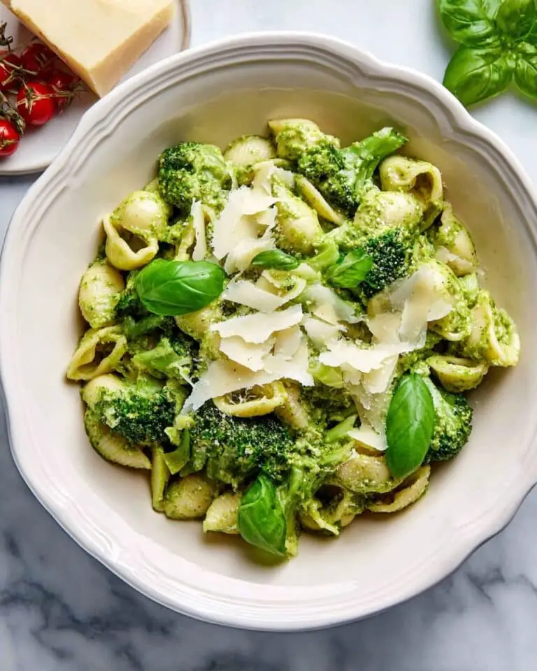 Broccoli Pasta with Garlic, Red Pepper Flakes, and Parmesan Recipe