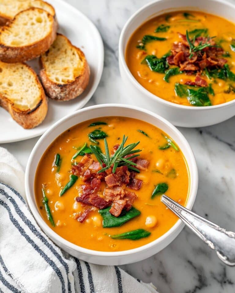 Navy Bean Soup with Bacon, Vegetables, and Fresh Herbs Recipe