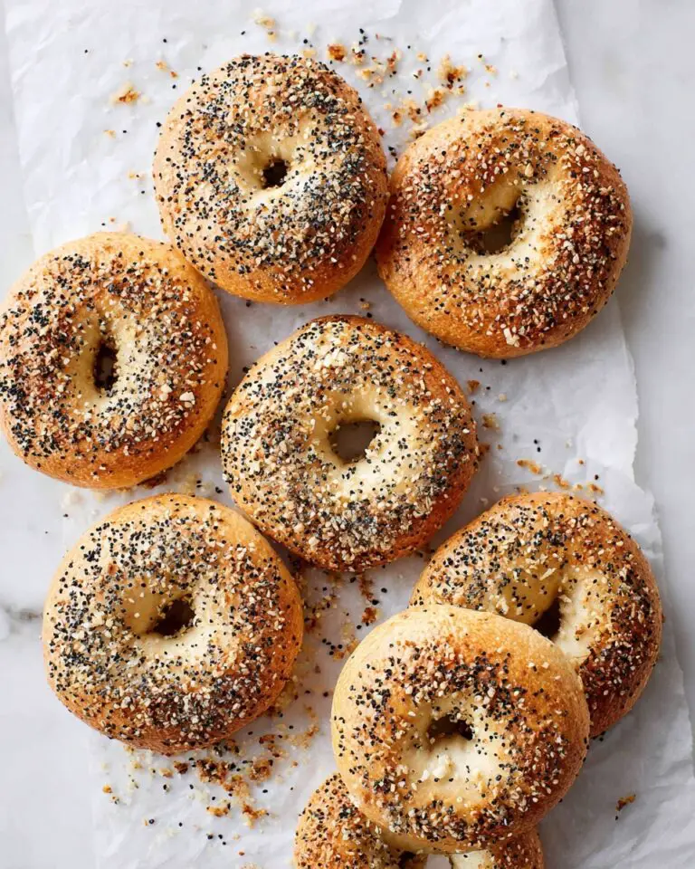 Homemade Bagels with Maple Syrup and Sea Salt Recipe