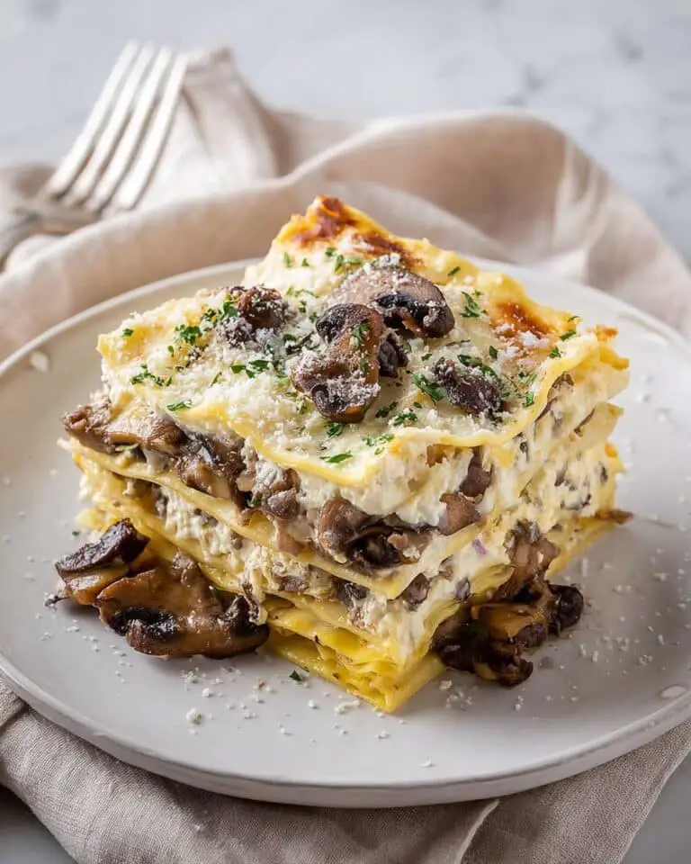 Incredible Mushroom Lasagna Recipe