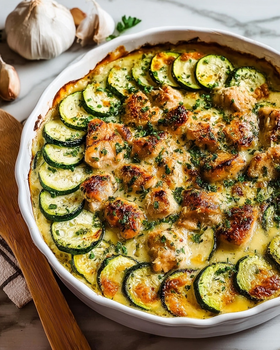 Easy Chicken Zucchini Bake Recipe - Recipe Image