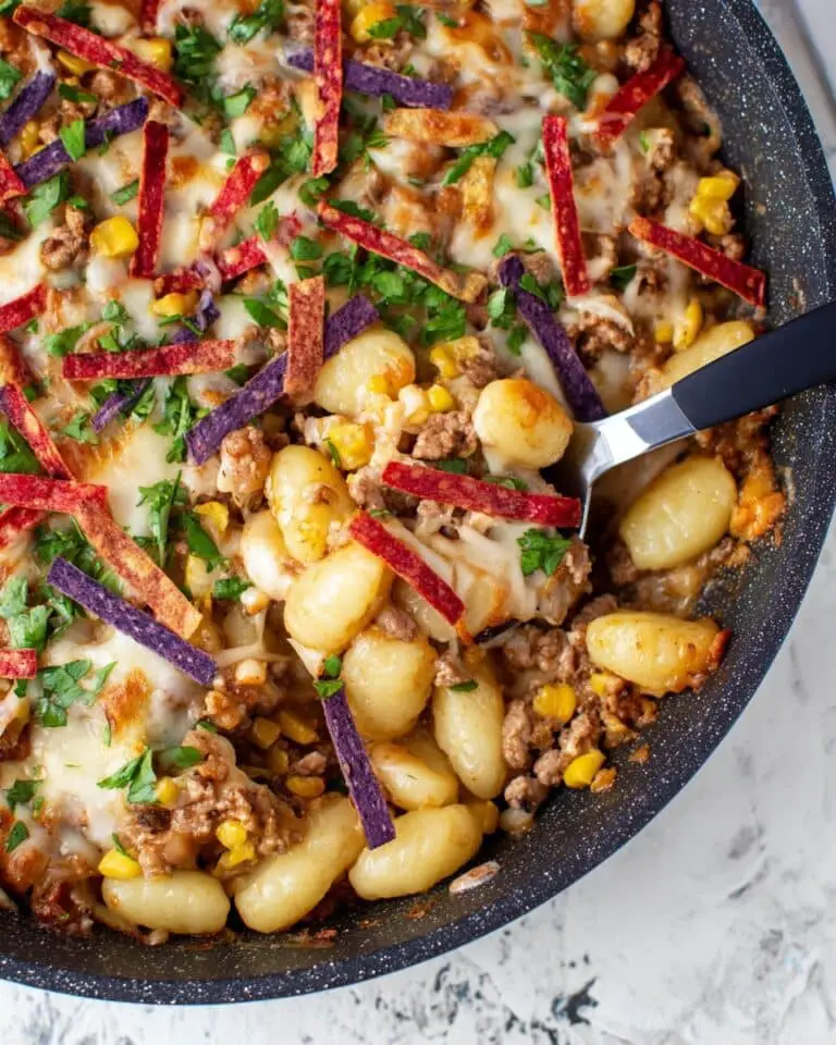Taco Gnocchi Skillet Recipe