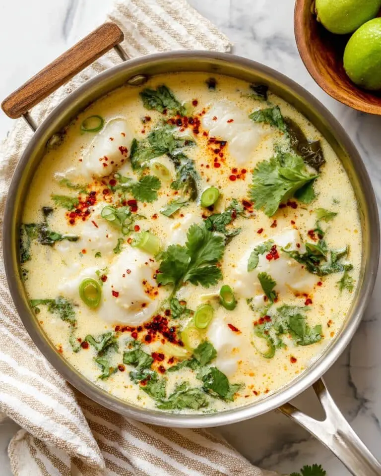 Coconut Milk Poached Fish Recipe