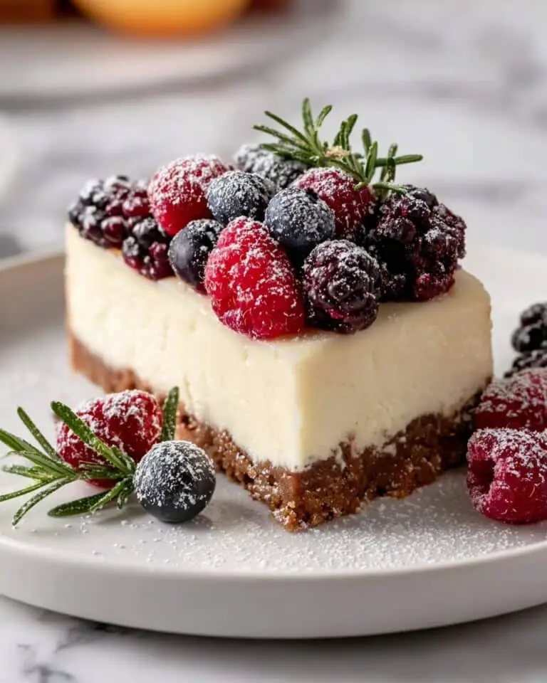 Christmas No-Bake Cheesecake Slab Recipe