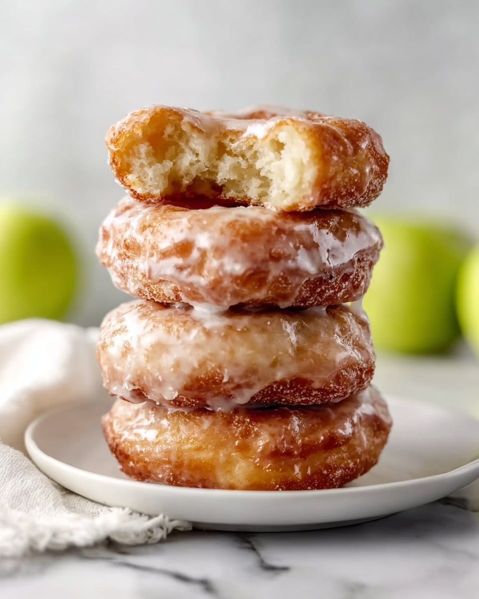 Homemade Apple Fritters with Cinnamon Glaze Recipe
