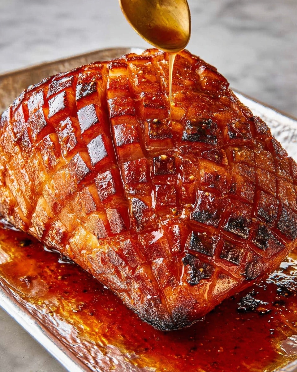 Christmas Maple Glazed Ham Recipe