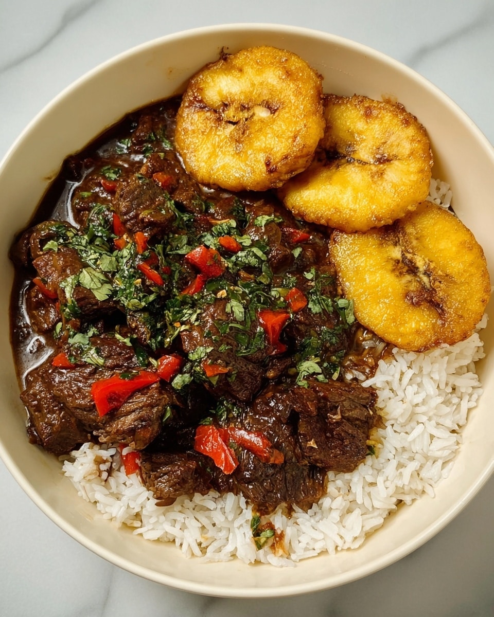 Puerto Rican Pepper Steak Recipe - Recipe Image