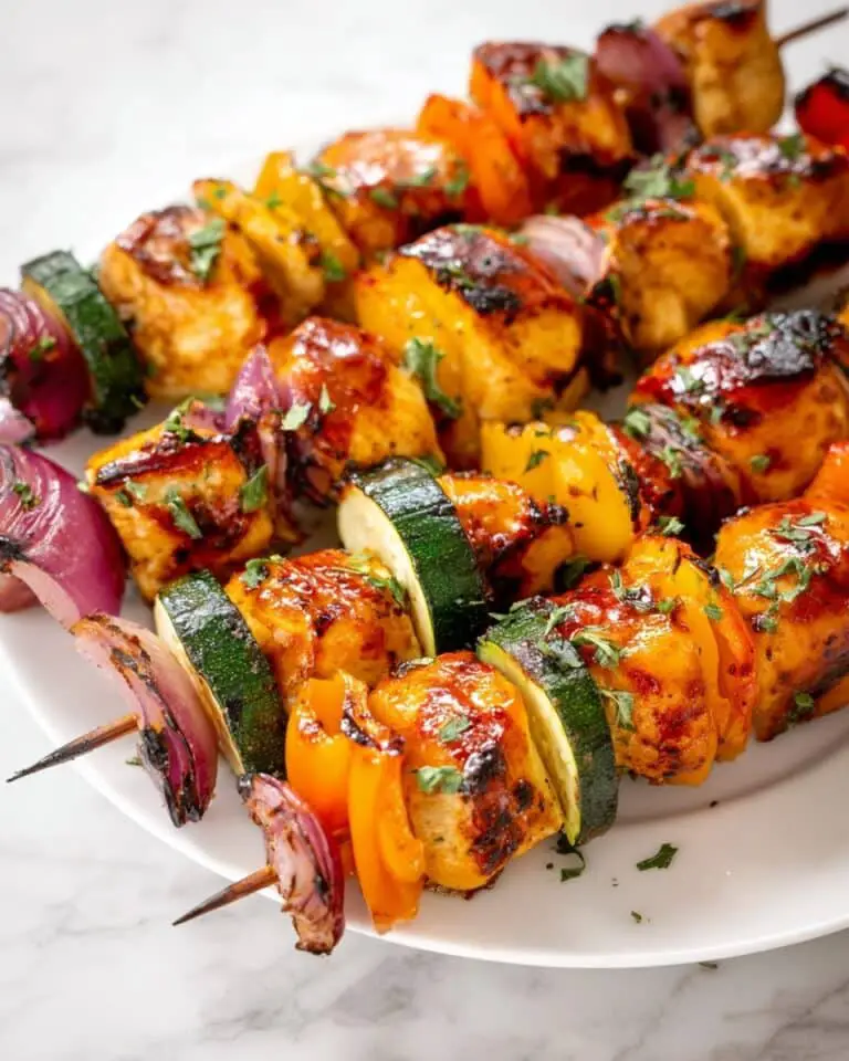 Easy Air Fryer Chicken Kabobs Recipe