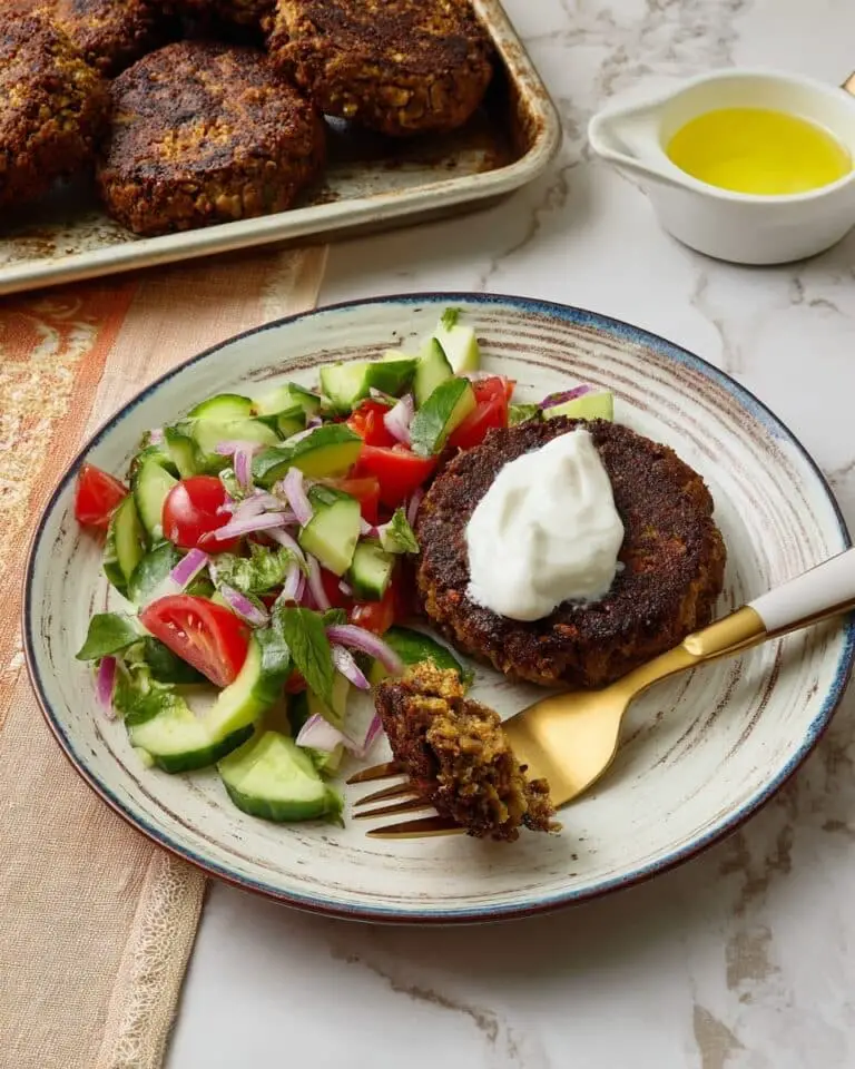 Lentil Burgers with Lemon Yogurt Dip Recipe