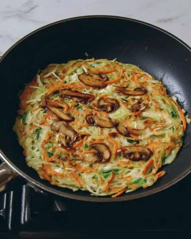 Vegan Yachaejeon (Korean Vegetable Pancakes) Recipe