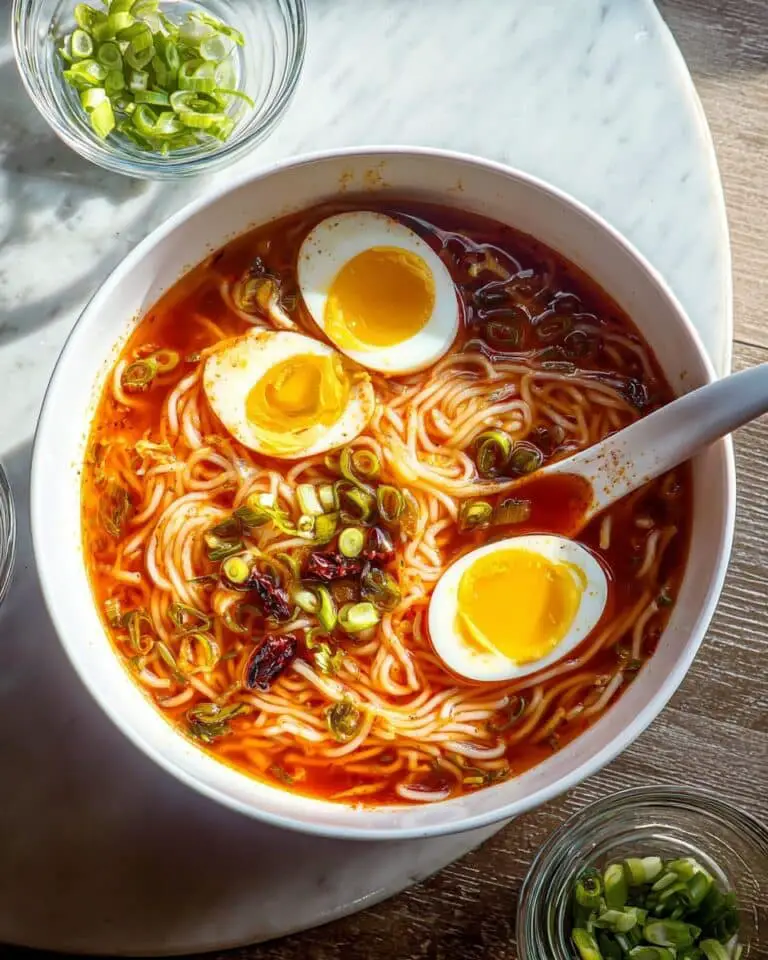 Spicy Gochujang Noodle Soup Recipe