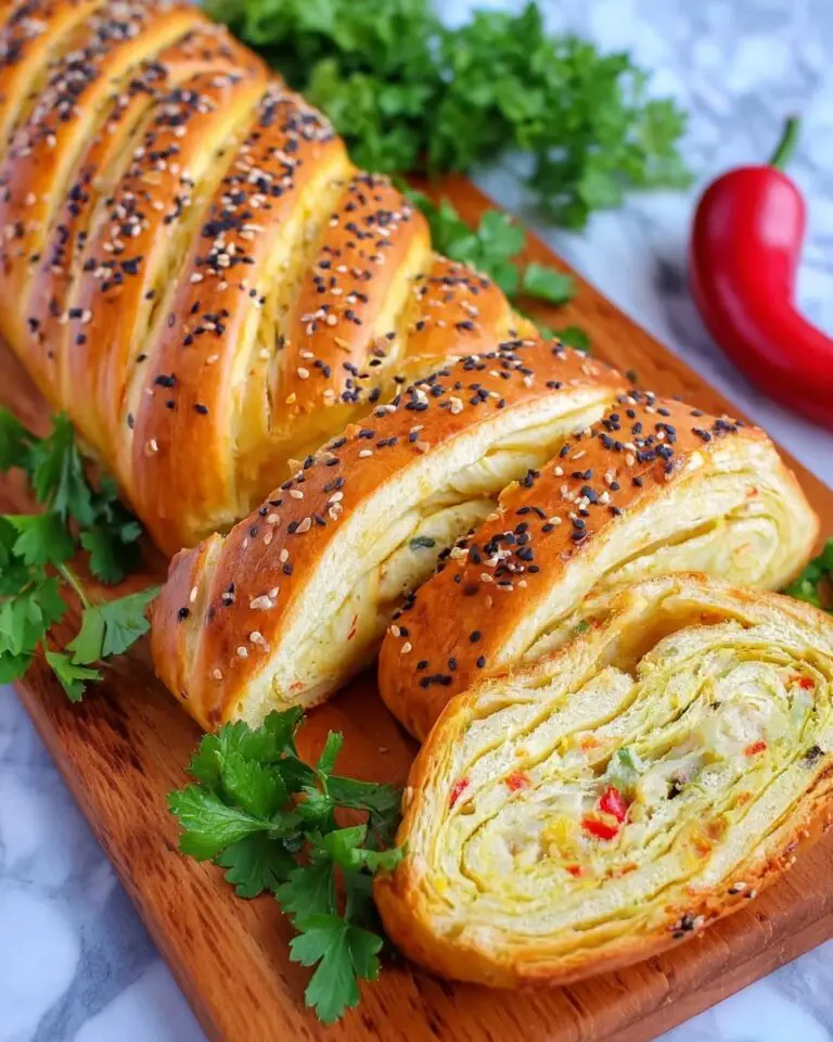 Easy Braided Chicken Bread Recipe