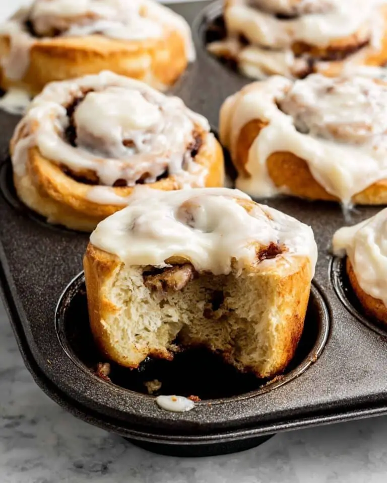 No-Yeast Cinnamon Roll Biscuits Recipe