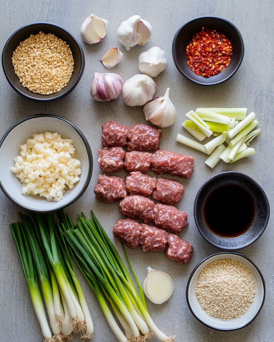 Easy Mongolian Ground Beef Noodles Recipe - Recipe Image