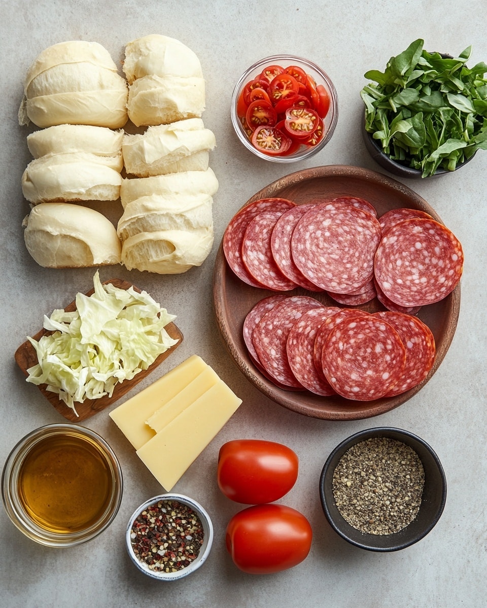 Two long sandwiches sit on a light brown wooden board, each sandwich made with a soft sesame and seed-covered bun topped with small green herbs. The bottom bun holds layers of thin red pepperoni slices, melted white cheese that drips slightly over the edges, and bright yellow corn kernels mixed with bits of cooked meat. The bread inside is airy and soft with a slightly crispy top layer. The background has a white marbled texture. Photo taken with an iphone --ar 4:5 --v 7