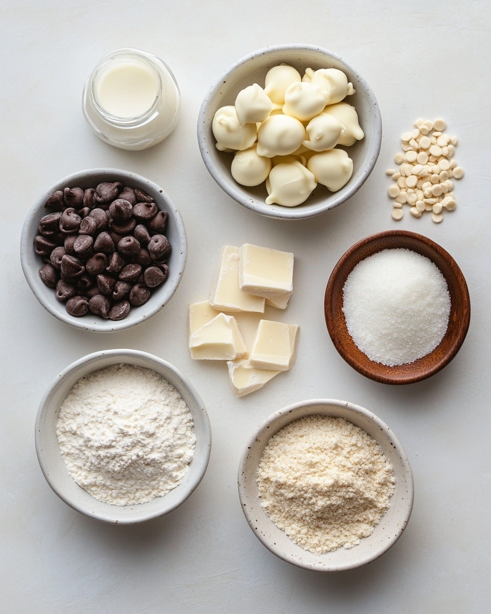 The image shows a white plate holding a pile of round blue truffles covered in sparkling white sugar crystals. There are about ten truffles stacked, with two at the front partially eaten, revealing a smooth, creamy light blue inside. The truffles have a glittery, textured outer layer, and the whole scene is set on a white marbled surface with small shiny decorations and pine branches nearby. The background includes blurred warm fairy lights, adding a soft, festive feel to the image. Photo taken with an iphone --ar 4:5 --v 7