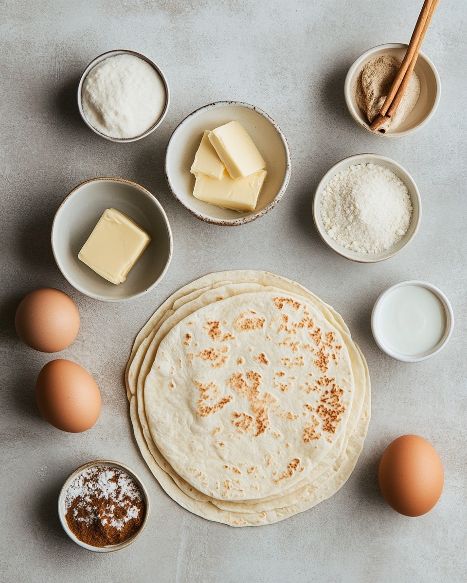 Four golden brown cinnamon rolls sit on a white plate, each shaped like a spiral with many round layers of soft dough and sticky cinnamon filling visible between the folds. The tops have a light shine from a sugary glaze and small sugar crystals scattered across their surface. The rolls have a slightly crispy, caramelized outer edge while the inside looks soft and fluffy. The plate rests on a white marbled surface. Photo taken with an iphone --ar 4:5 --v 7