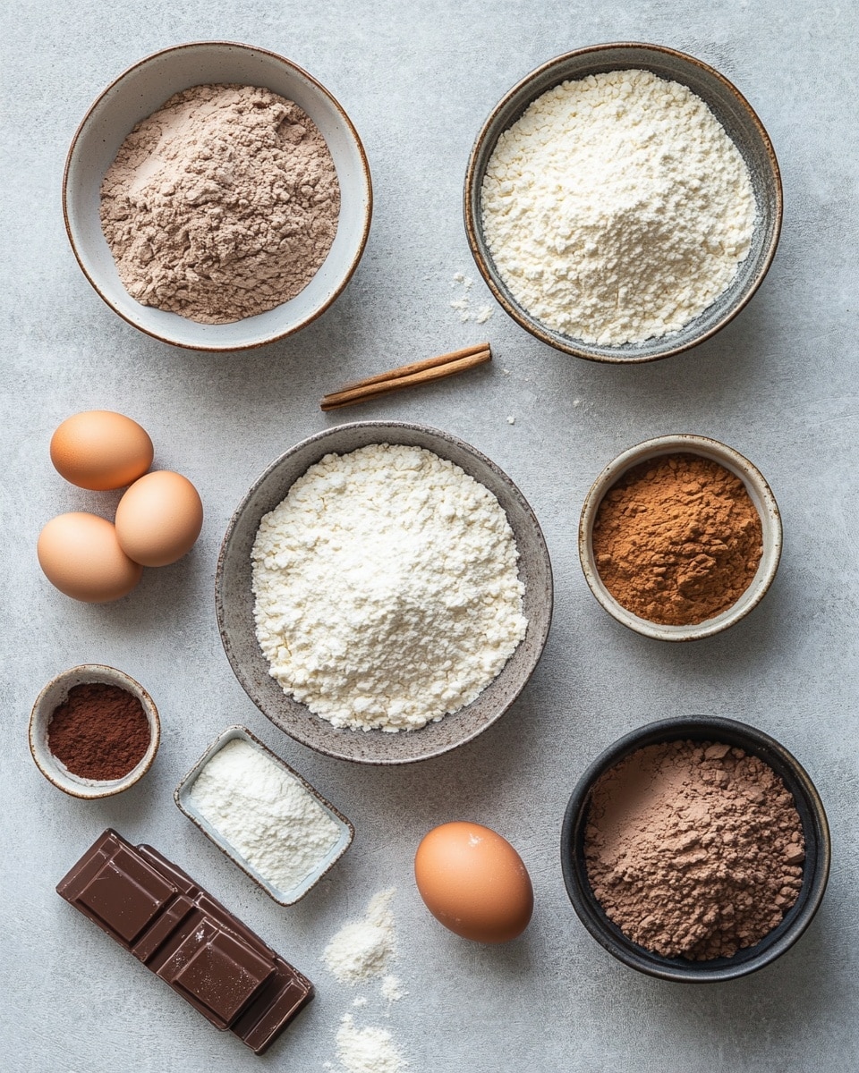 A white plate holds a small stack of round red truffles, each covered in a rough layer of white sugar crystals. The truffles have a crumbly red outer layer that surrounds a smooth, creamy white filling in the center. Two truffles in the front are broken open, showing the thick white filling inside. Small red crumbs are scattered across the plate and white marbled surface. A blurred red drink is visible in the background. Photo taken with an iphone --ar 4:5 --v 7