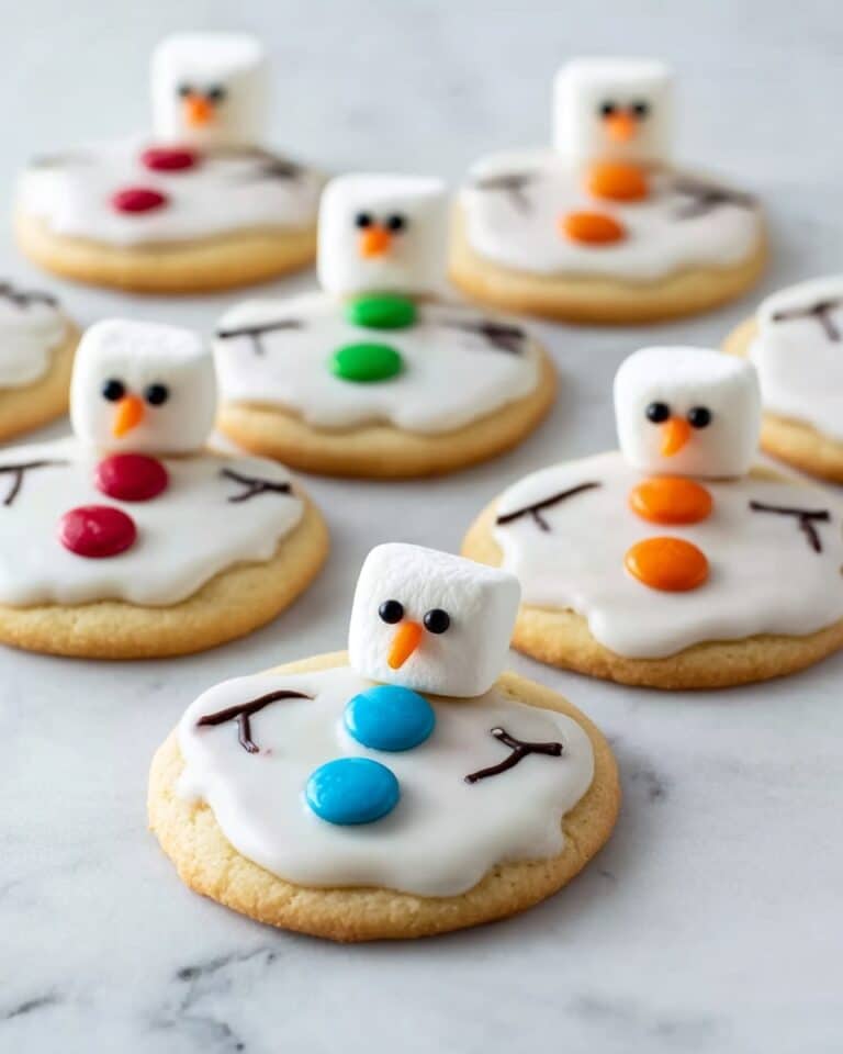 Melted Snowman Cookies Recipe