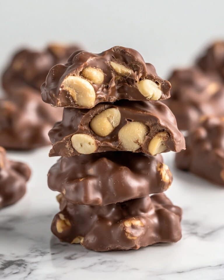 Easy Crockpot Candy with Peanuts and Chocolate Recipe