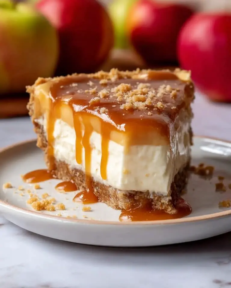 Apple Gooey Butter Cake with Salted Caramel Recipe