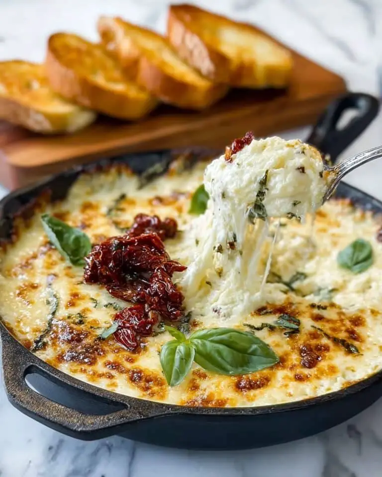 Tuscan Cheese Dip with Sun-Dried Tomatoes Recipe