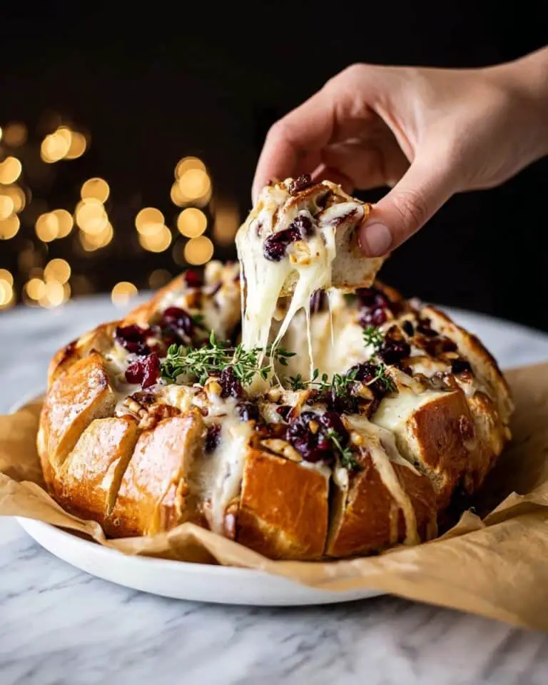 Cranberry Brie Pull-Apart Bread Recipe