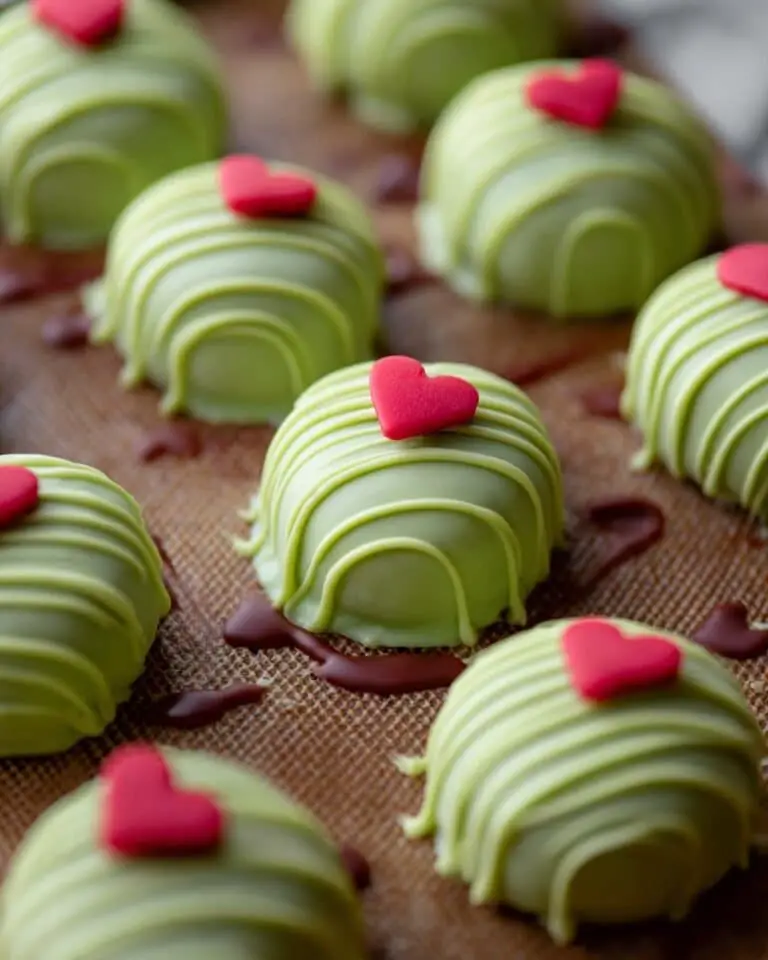 Grinch Oreo Balls with Red Velvet Oreos Recipe