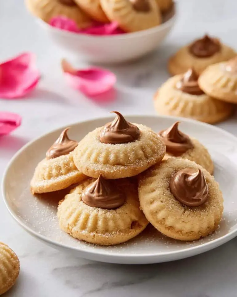 Christmas Peanut Butter Blossoms Cookies Recipe