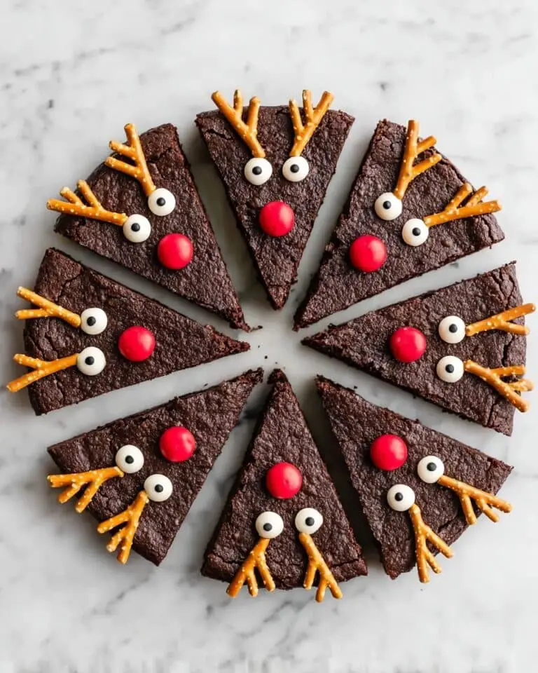 Reindeer Brownies Holiday Treat Recipe