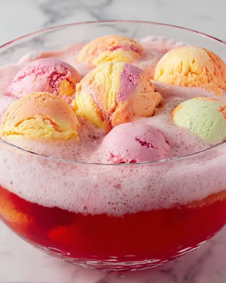 Rainbow Sherbet Punch Recipe