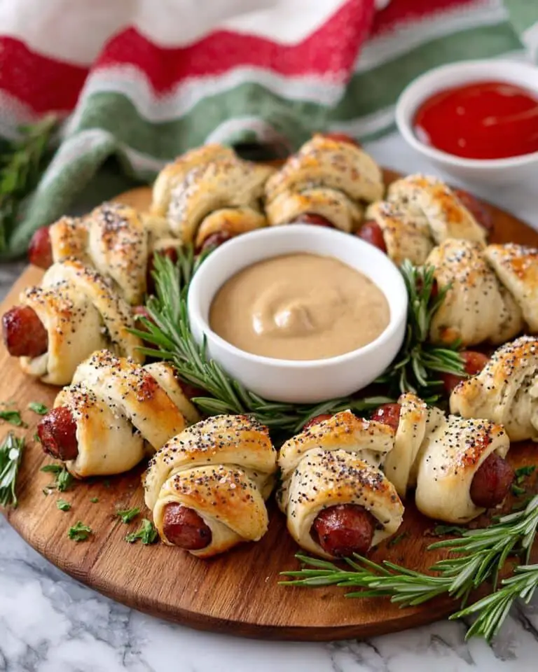 Everything Pigs in a Blanket Wreath Recipe