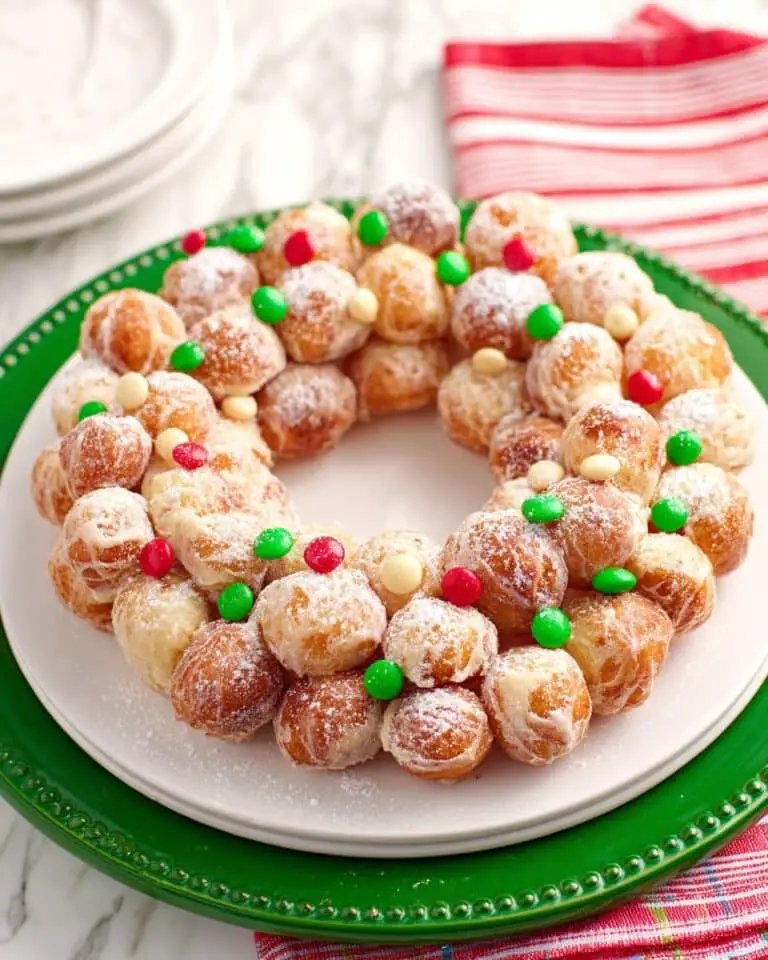 Christmas Donut Wreath Recipe