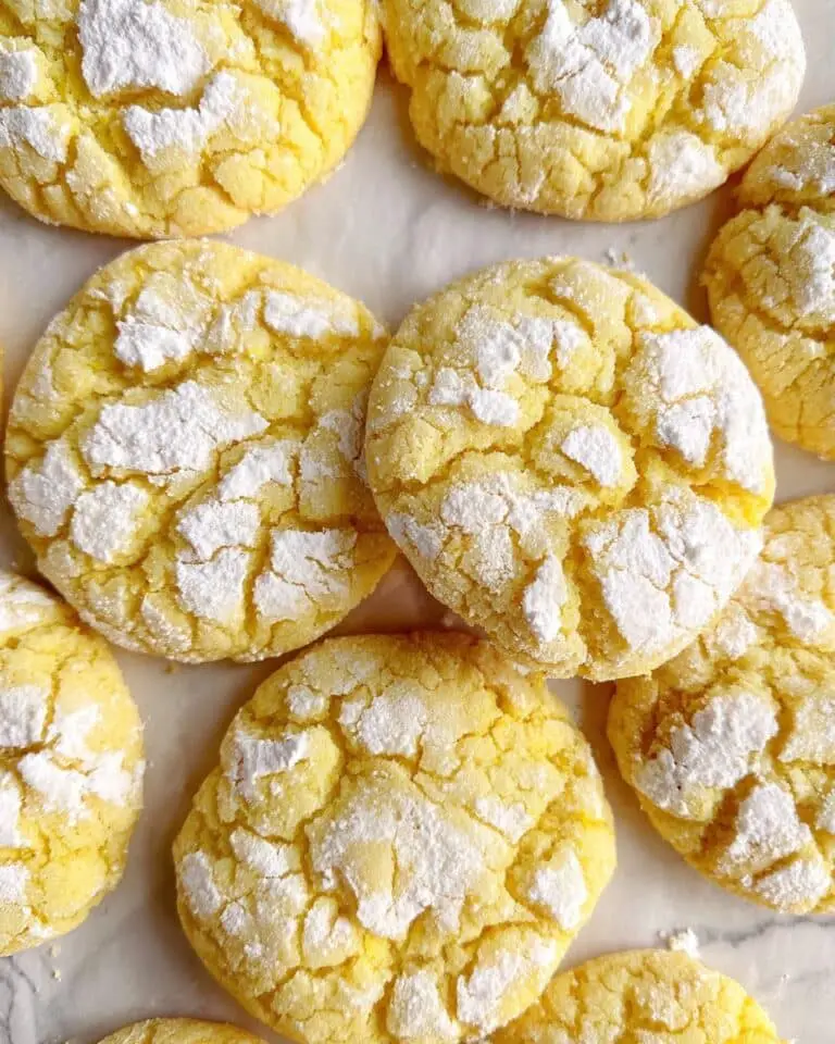 Easy Lemon Crinkle Cookies Recipe